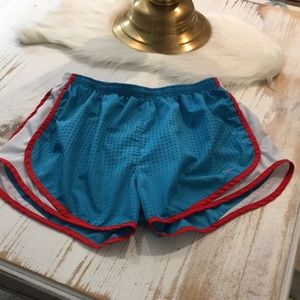 NIKE DRI-FIT LADIES LINED RUNNING SHORTS SZ. L